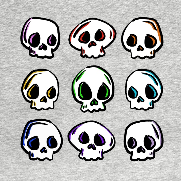 Cute skulls by MissyCorey